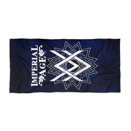 SUMMER COLLECTION - Beach Towel Navy (White Print)