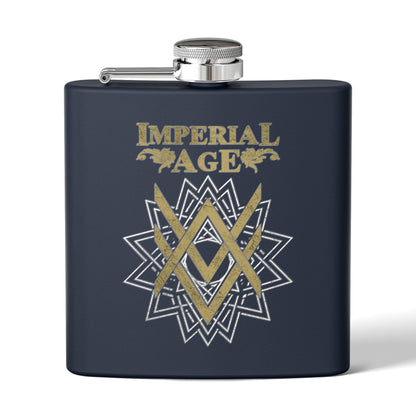 SUMMER COLLECTION - Stainless Steel Flask (Gold-White Sign)