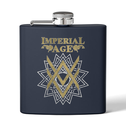 SUMMER COLLECTION - Stainless Steel Flask (Gold-White Sign)
