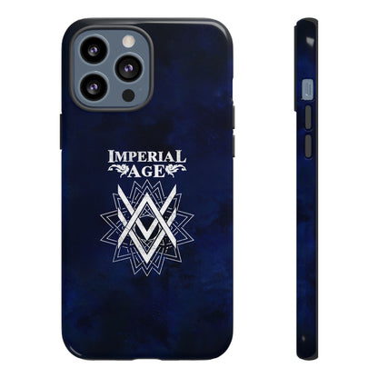 SUMMER COLLECTION - Tough iPhone Case Navy (White Print)