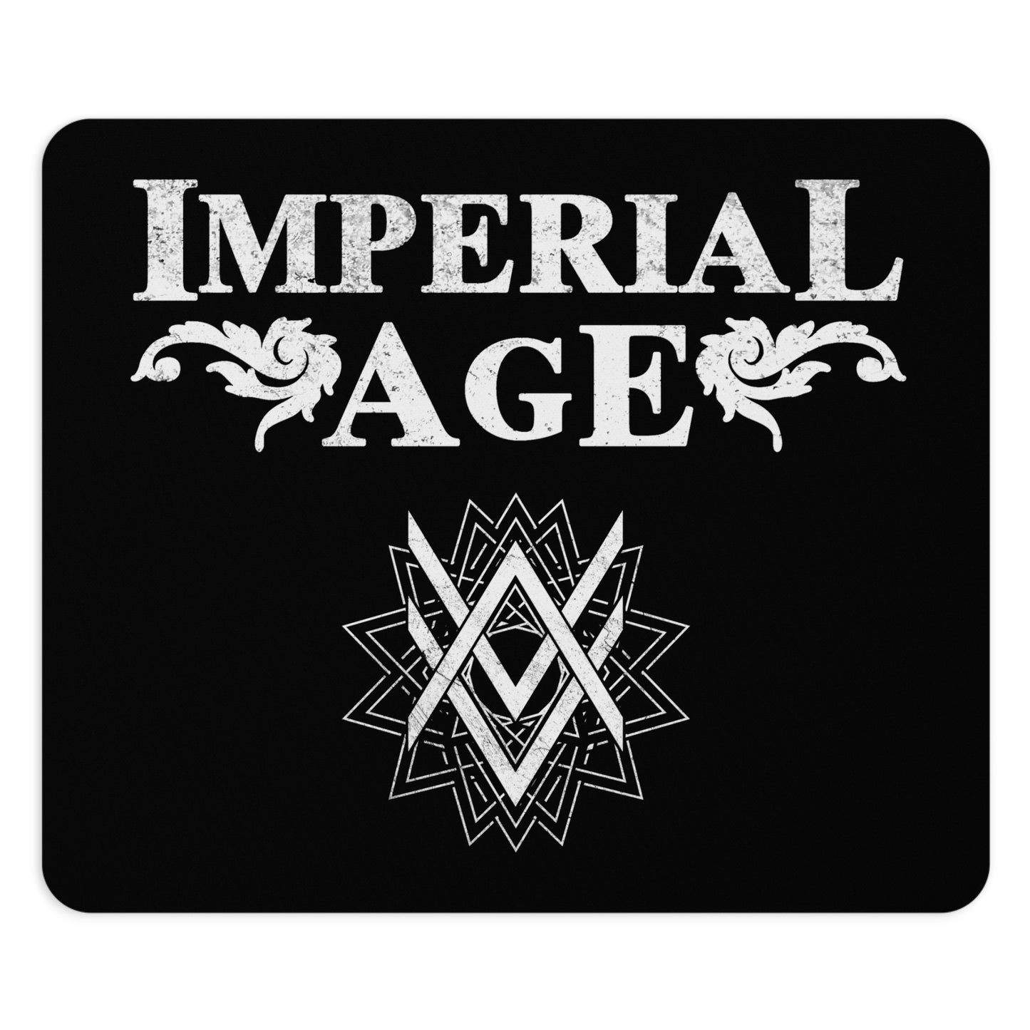 SUMMER COLLECTION - Mouse Pad Black (White Print)