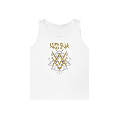 SUMMER COLLECTION - Tank Top (Gold-White/Black Print)