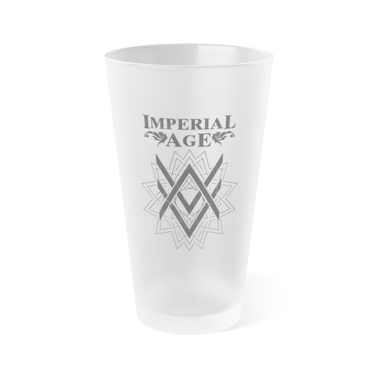 SUMMER COLLECTION - Frosted Pint Glass (Monochrome)