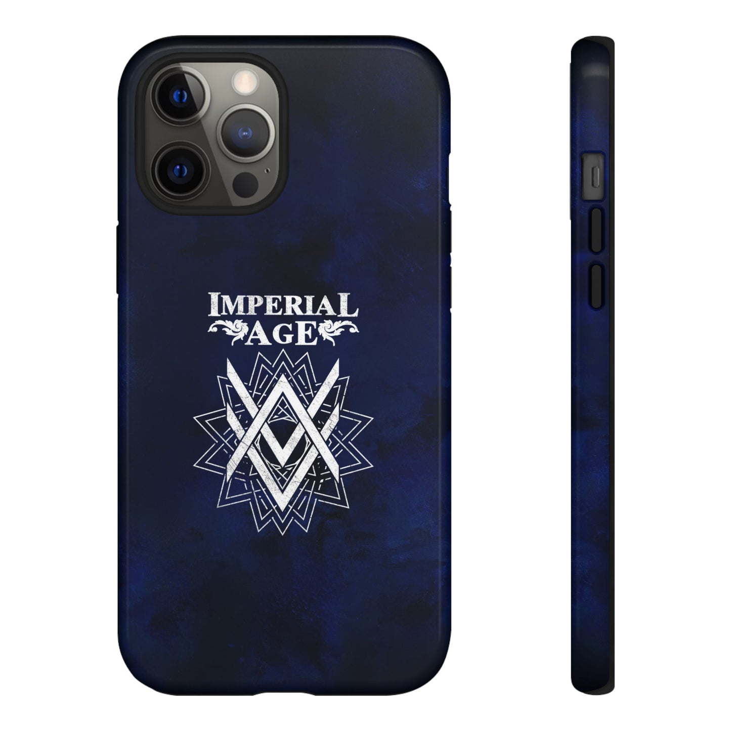 SUMMER COLLECTION - Tough iPhone Case Navy (White Print)