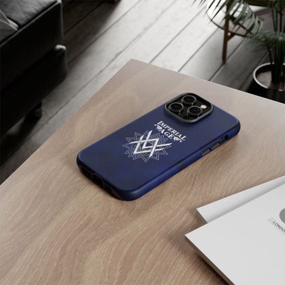 SUMMER COLLECTION - Tough iPhone Case Navy (White Print)