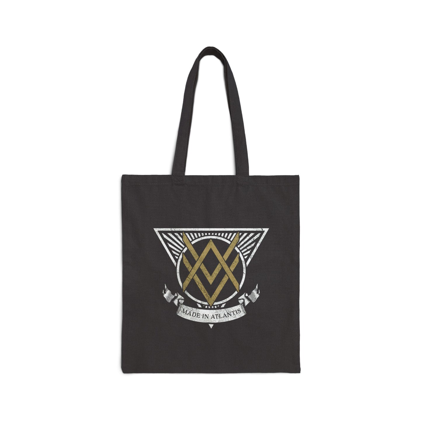 SUMMER COLLECTION - Tote Bag (Gold-White/Black Print))