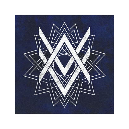 SUMMER COLLECTION - Car Magnets Navy (White Print)