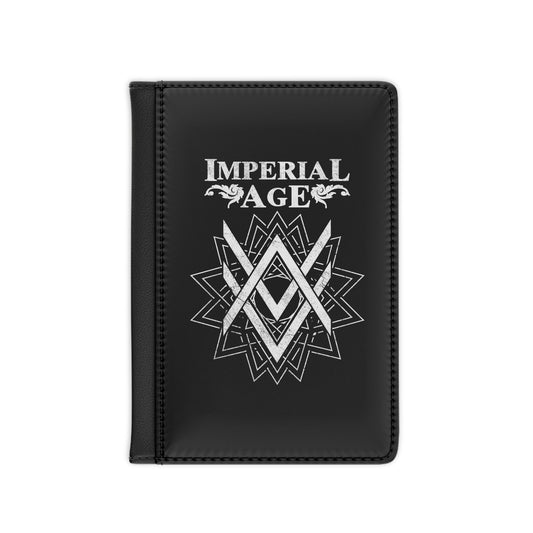 SUMMER COLLECTION - Passport Cover Black (White Print)