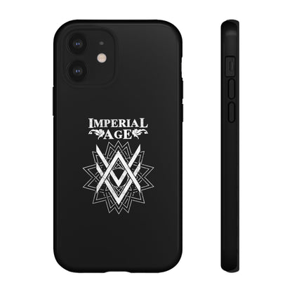SUMMER COLLECTION - Tough iPhone Case Black (White Print)
