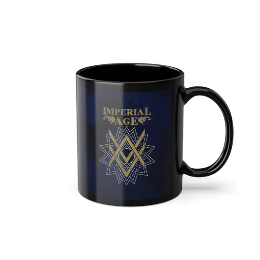 SUMEER COLLECTION - Mug 0.33l, Navy (Gold-White Print)
