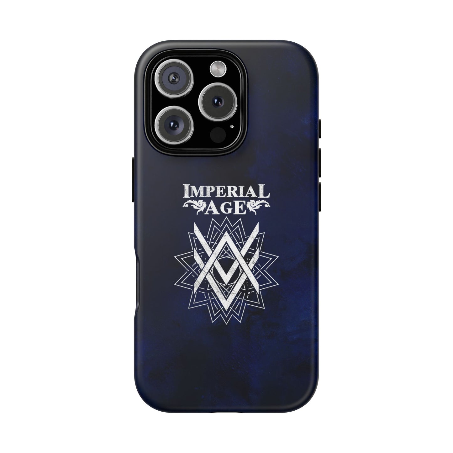 SUMMER COLLECTION - Tough iPhone Case Navy (White Print)