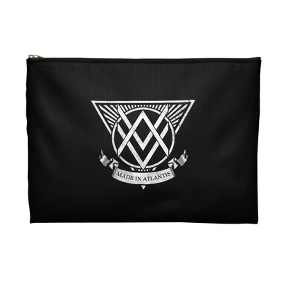 SUMMER COLLECTION - Accessory Pouch Black (White Print)