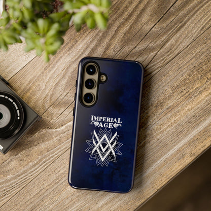 SUMMER COLLECTION - Tough Samsung Galaxy Case Navy (White Print)
