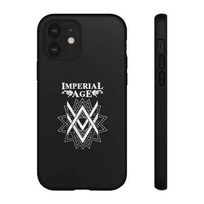 SUMMER COLLECTION - Tough iPhone Case Black (White Print)