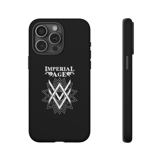 SUMMER COLLECTION - Tough iPhone Case Black (White Print)