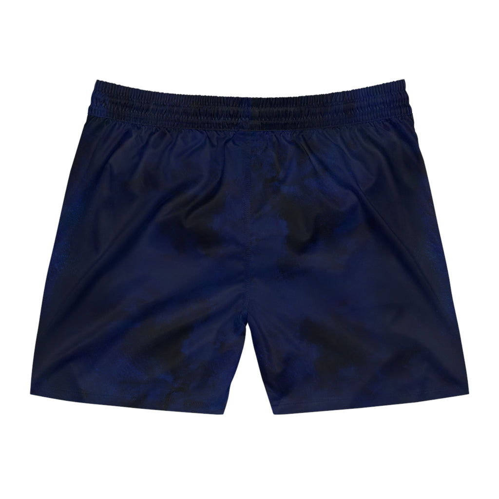 SUMMER COLLECTION - Men's Swim Shorts Blue (Gold-White Print)