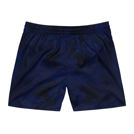 SUMMER COLLECTION - Men's Swim Shorts Blue (Gold-White Print)