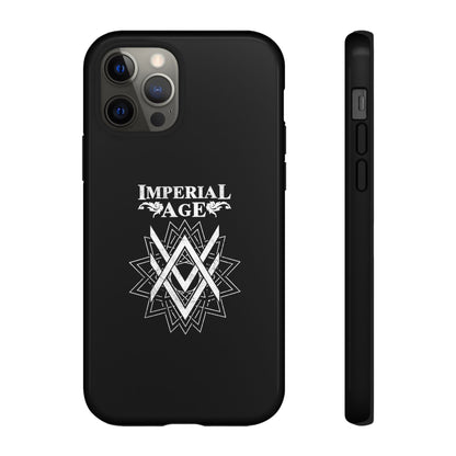 SUMMER COLLECTION - Tough iPhone Case Black (White Print)