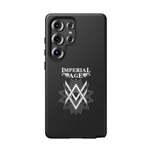 SUMMER COLLECTION - Tough Samsung Galaxy Case Black (White Print)
