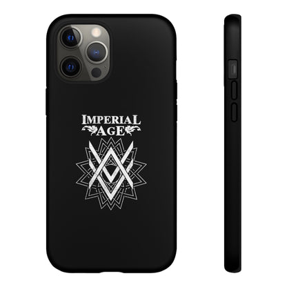SUMMER COLLECTION - Tough iPhone Case Black (White Print)