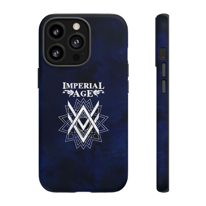 SUMMER COLLECTION - Tough iPhone Case Navy (White Print)