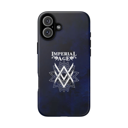 SUMMER COLLECTION - Tough iPhone Case Navy (White Print)