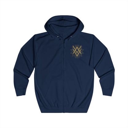SUMMER COLLECTION - Zip Hoodie (Gold Print)