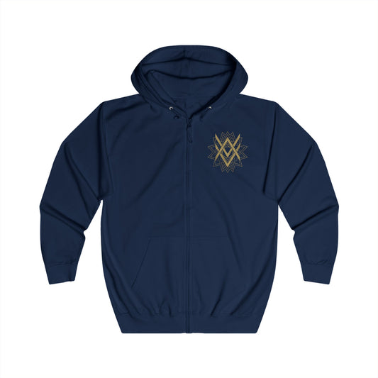 SUMMER COLLECTION - Zip Hoodie (Gold Print)