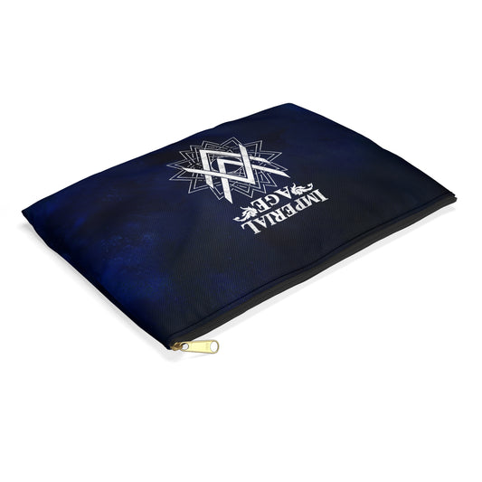 SUMMER COLLECTION - Accessory Pouch Navy (White Print)