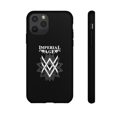 SUMMER COLLECTION - Tough iPhone Case Black (White Print)