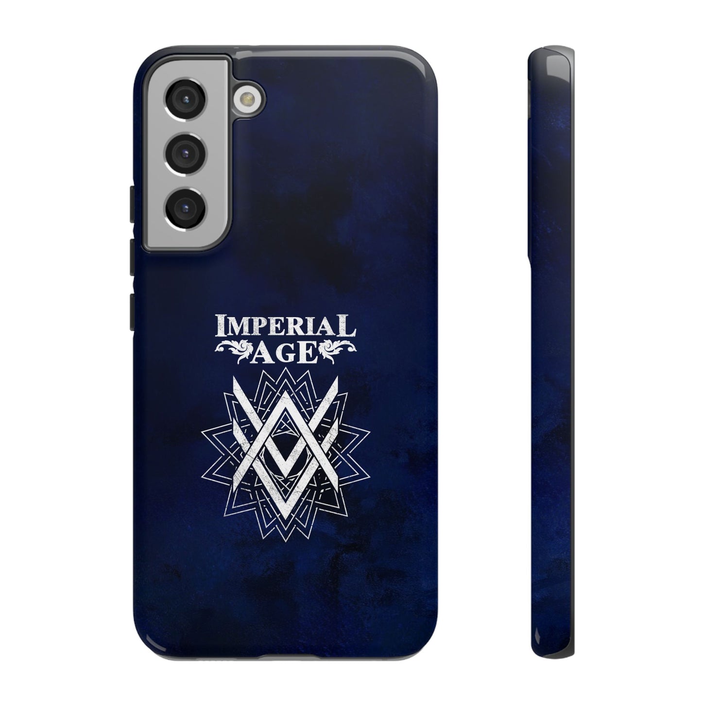 SUMMER COLLECTION - Tough Samsung Galaxy Case Navy (White Print)