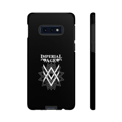 SUMMER COLLECTION - Tough Samsung Galaxy Case Black (White Print)