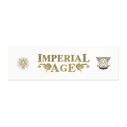SUMMER COLLECTION - Car Magnets White (Gold-Black Print)