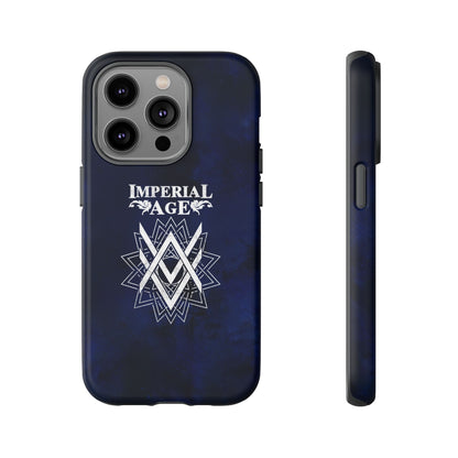 SUMMER COLLECTION - Tough iPhone Case Navy (White Print)