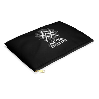 SUMMER COLLECTION - Accessory Pouch Black (White Print)