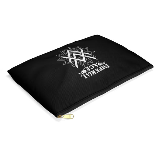 SUMMER COLLECTION - Accessory Pouch Black (White Print)