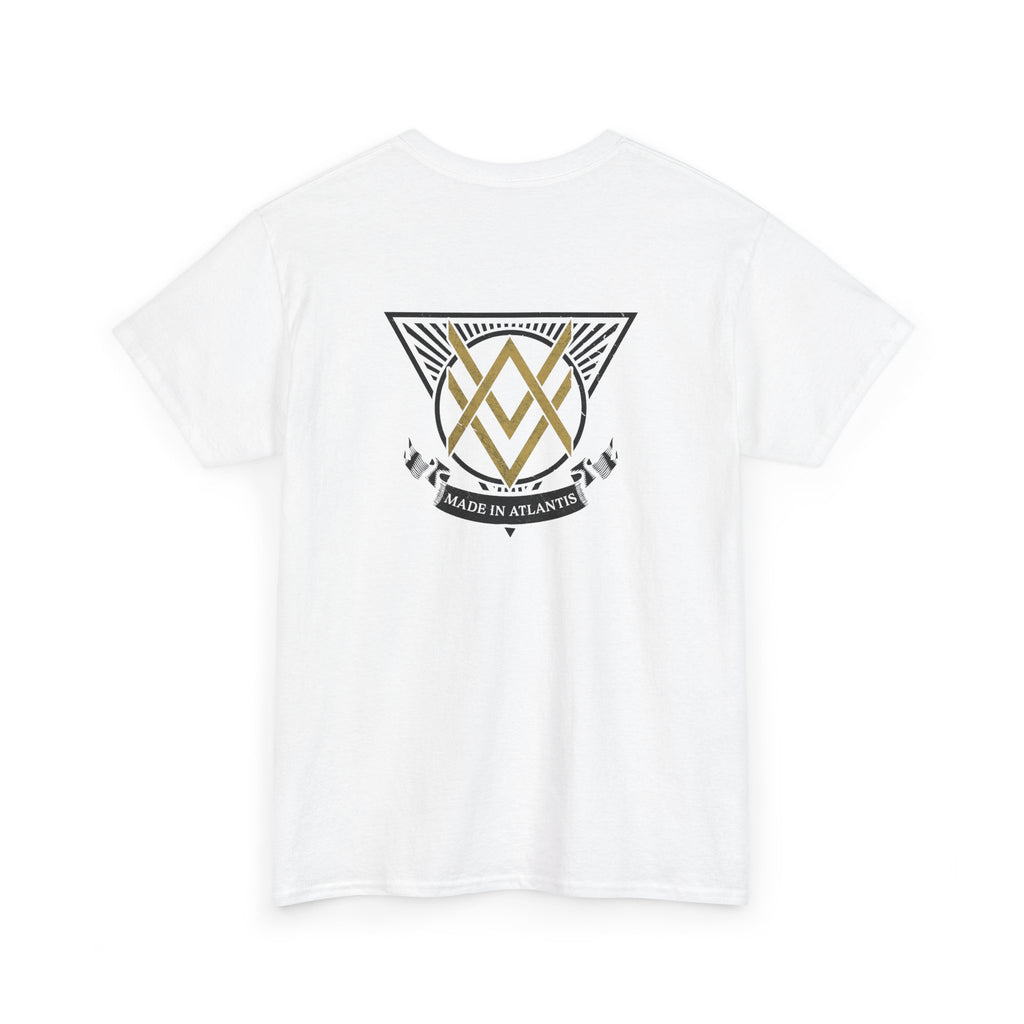SUMMER COLLECTION - T-Shirt (Gold- White/Black Print)