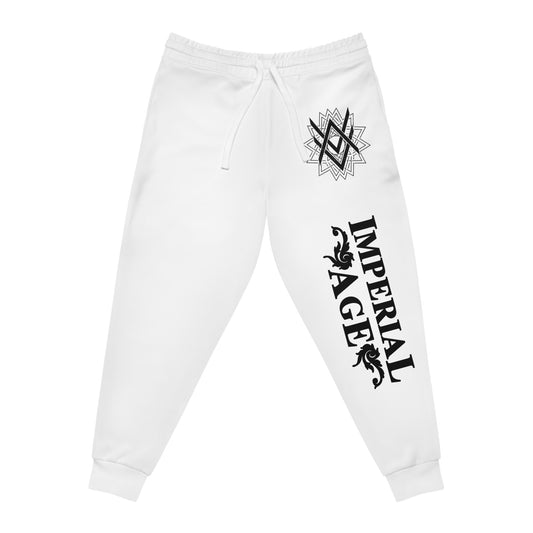 SUMMER COLLECTION - Sweat Pants White (Black Print)