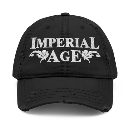 SUMMER COLLECTION - Distressed Cap (White Embroidery)