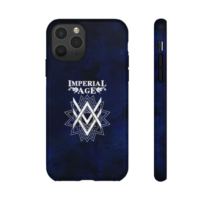 SUMMER COLLECTION - Tough iPhone Case Navy (White Print)