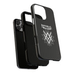 SUMMER COLLECTION - Tough iPhone Case Black (White Print)
