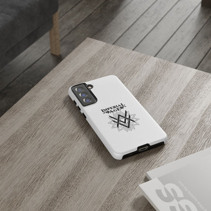 SUMMER COLLECTION - Tough Samsung Galaxy Case White (Black Print)