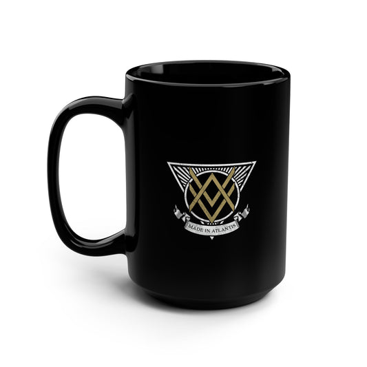 SUMMER COLLECTION - Black Mug 0.44 Black 9Gold-White Print)
