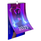 Jane's Colour Calendar 2025 (12-page A3 wall calendar, signed)