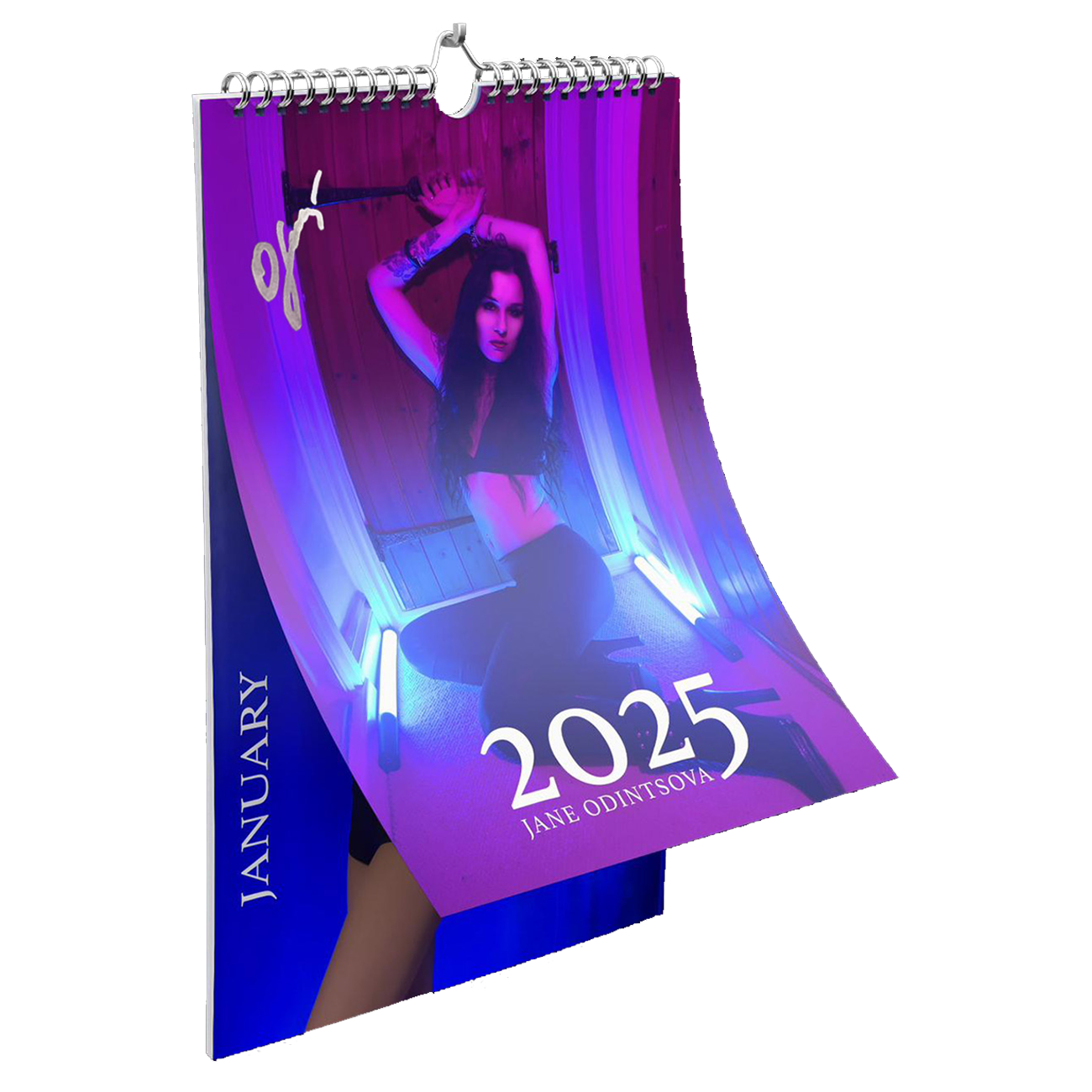 Jane's Colour Calendar 2025 (12-page A3 wall calendar, signed)