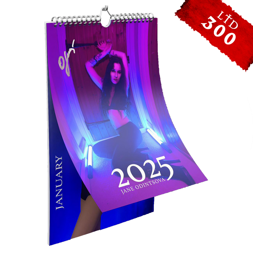 Jane's Colour Calendar 2025 (12-page A3 wall calendar, signed)