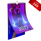 Jane's Colour Calendar 2025 (12-page A3 wall calendar, signed)