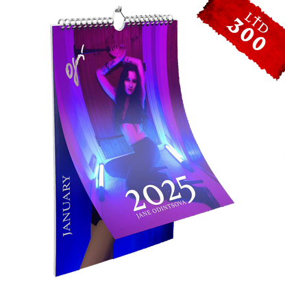 Jane's Colour Calendar 2025 (12-page A3 wall calendar, signed)