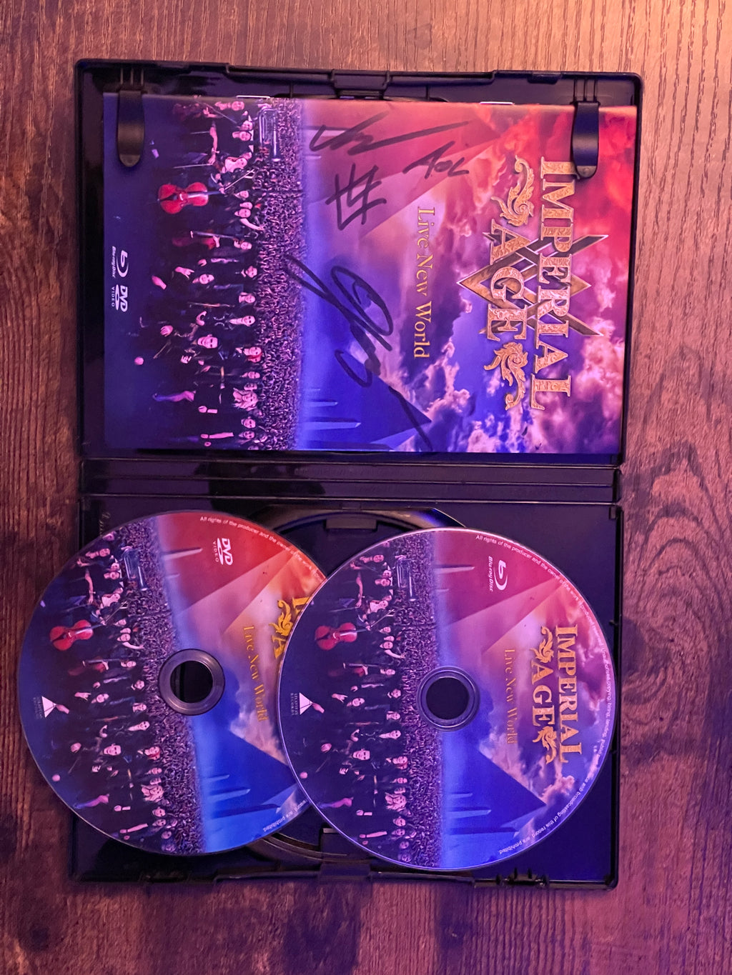 Live New World BluRay & DVD