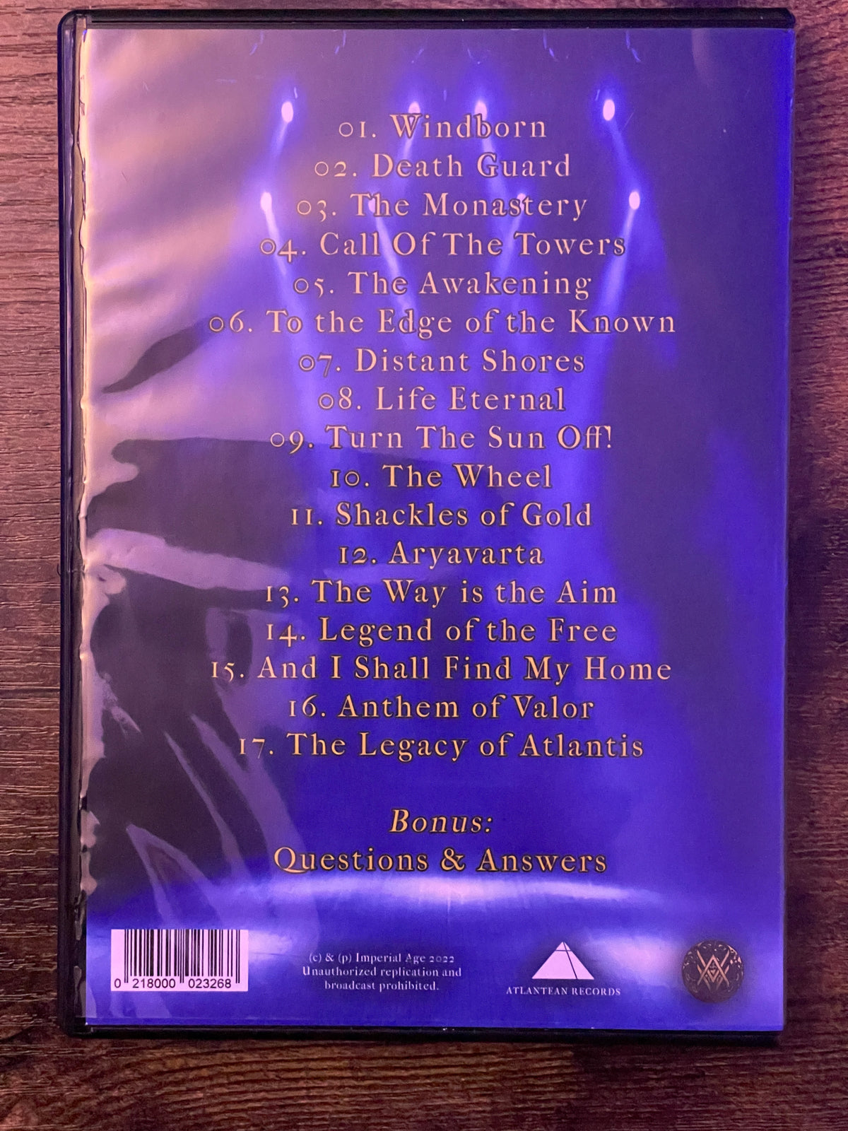 Live New World BluRay & DVD